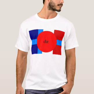 camisa do logotipo do dit