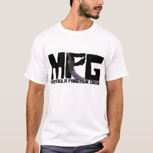 Camisa do logotipo do grupo de Missoula Parkour