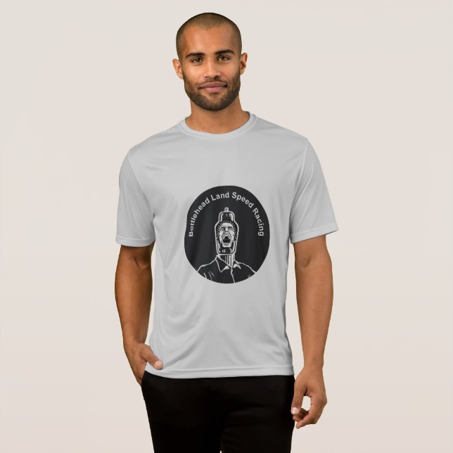 Camisa do logotipo do Landspeed com cabeça de fund (Frente Completa)
