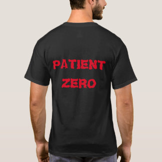 Camisa do logotipo do Paciente Zero e Pax Pox