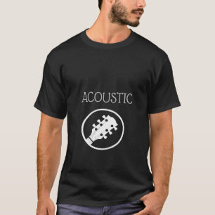 Camisa do Logotipo do Violão Acústico