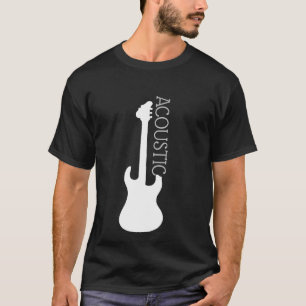 Camisa do Logotipo do Violão Acústico