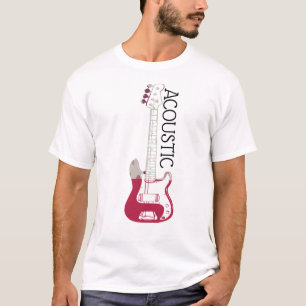 Camisa do Logotipo do Violão Acústico