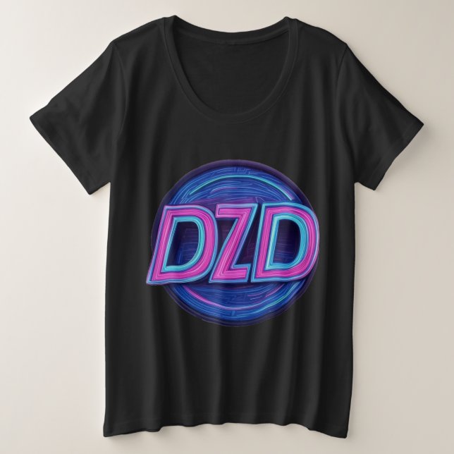 Camisa do logotipo DZD (Frente do Design)