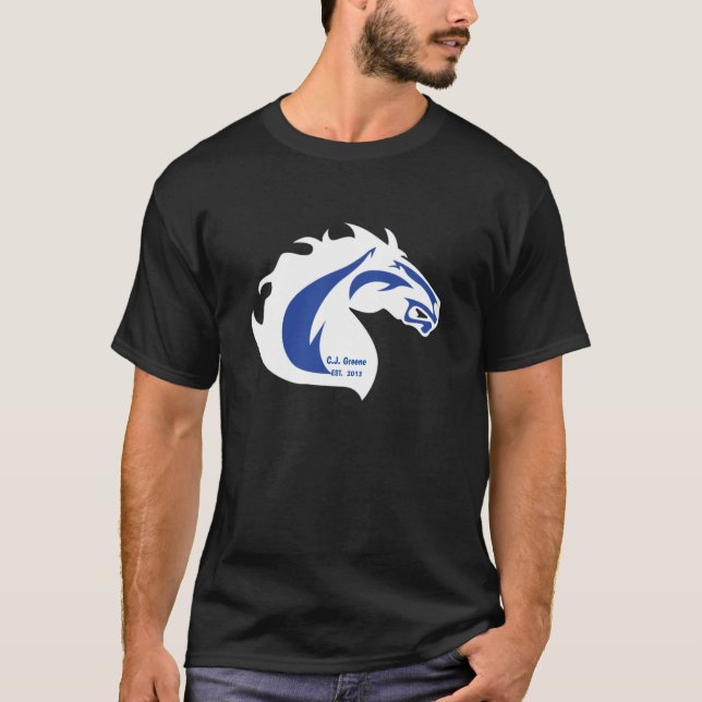 Camisa do logotipo espiritual da escola CJ (Frente)