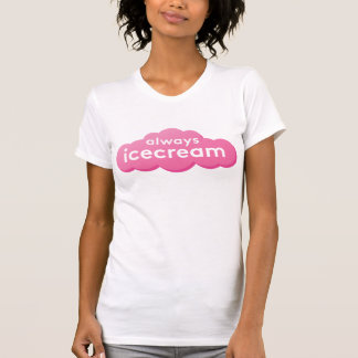 Camisa Do Logotipo Sempre Icecream