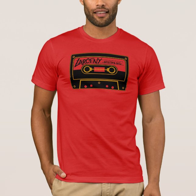 Camisa do Logotipo Vermelho Mens (Frente)