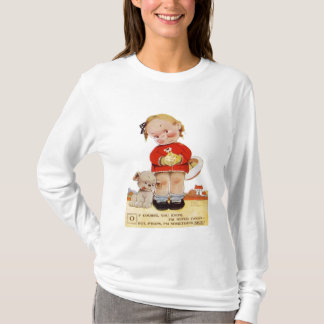 Camisa do LS das senhoras da boneca do Cupido do
