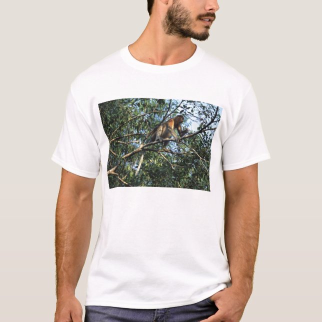 Camisa do macaco de Proboscis T (Frente)