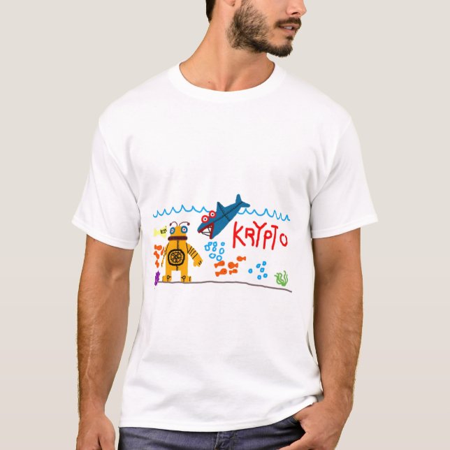 camisa do mar do krypto (Frente)
