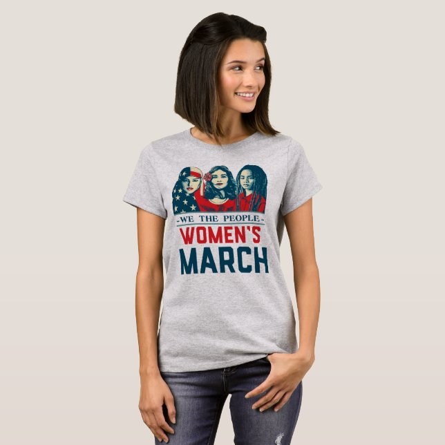Camisa do março das mulheres (Frente Completa)