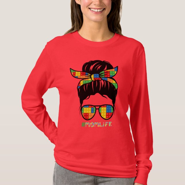 Camisa do Master Builder | Cabeça de Bloco de Cons (Frente)