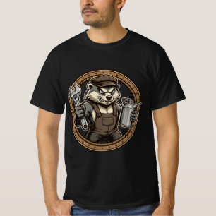Camisa do Mecânico do Texugo de Mel - Chave de Gar