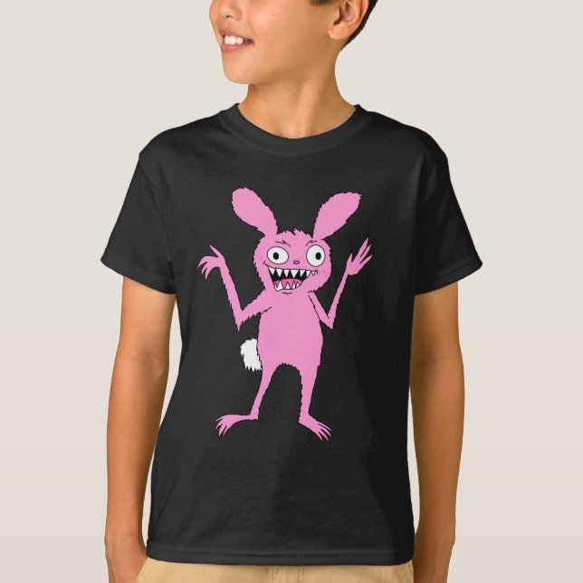 Camisa do Menino Coelho Psicótico (Frente)