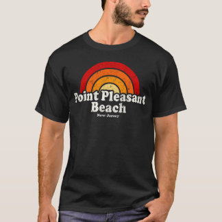 Camisa do menino do arco-íris dos anos 70 de Point
