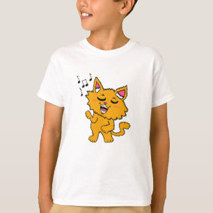 Camisa do Menino Gato Cantante