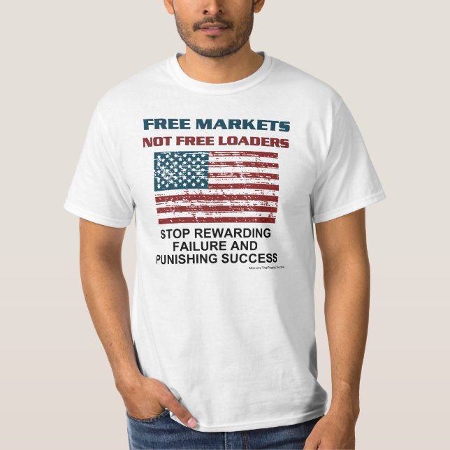 Camisa do mercado livre/capitalismo (Frente)