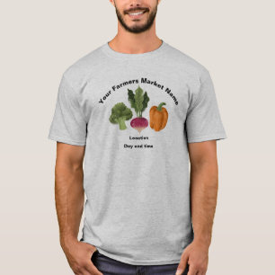 Camisa do Mercado Personalizado de Agricultores