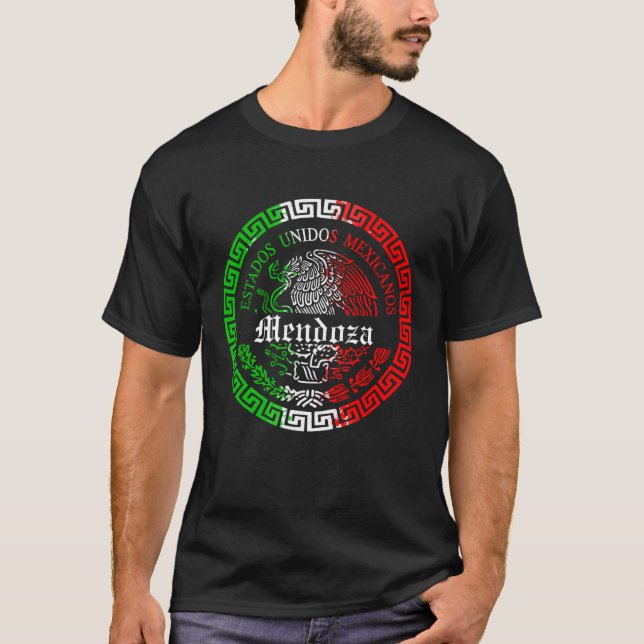Camisa do México do Sobrenome Mendoza (Frente)