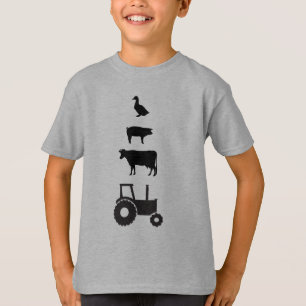 Camisa do miúdo da fazenda