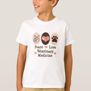 Camisa do miúdo T da medicina veterinária do amo