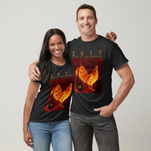 Camisa do Monograma de 2017 Monogramas M