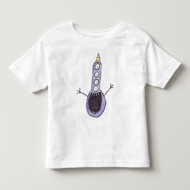 Camisa do monstro da criança (Frente)