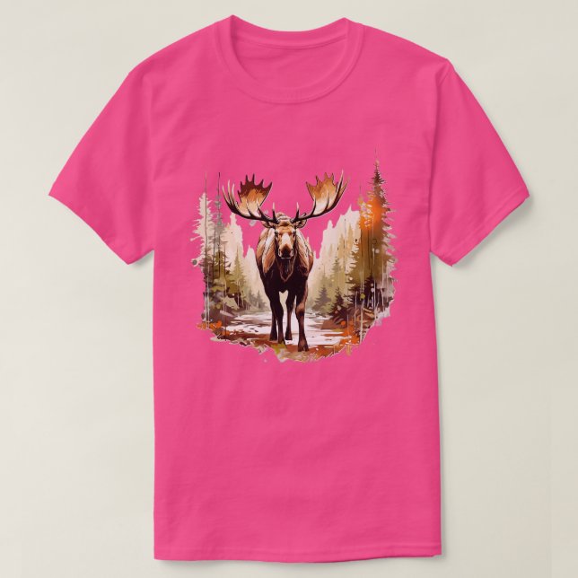 Camisa do Moose Lover 7 (Frente do Design)