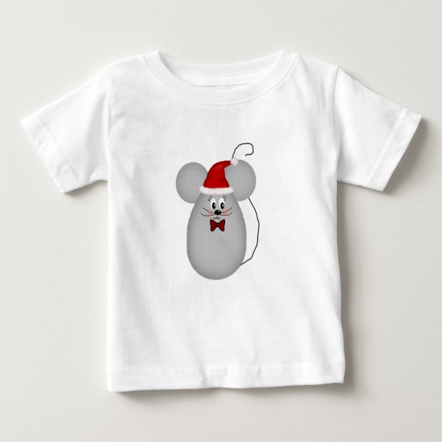 Camisa do mouse papai noel (Frente)