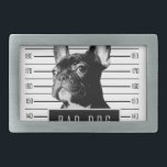 Camisa do Mugshot do buldogue francês<br><div class="desc">É seu frenchie para sempre que obtem no prejuízo e que causa o problema,  mas você ama-a o/oh tanto!</div>