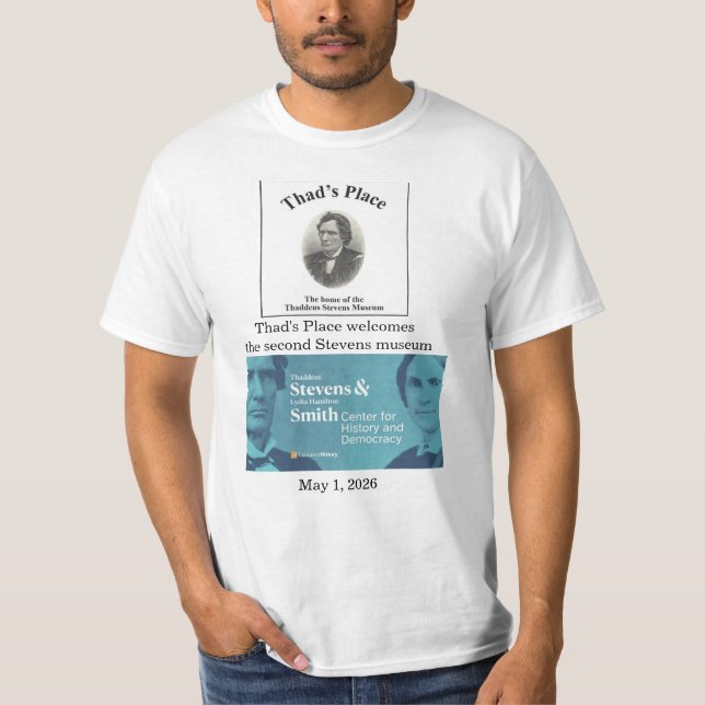 Camisa do Museu Thaddeus Stevens (Frente)