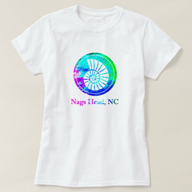 Camisa do Nags Head NC Shell (Frente do Design)