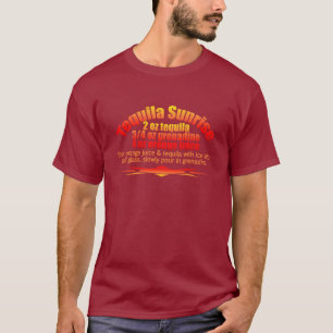 Camisa do nascer do sol do Tequila - escolha o
