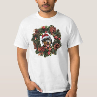 Camisa do Natal de Rottweiler