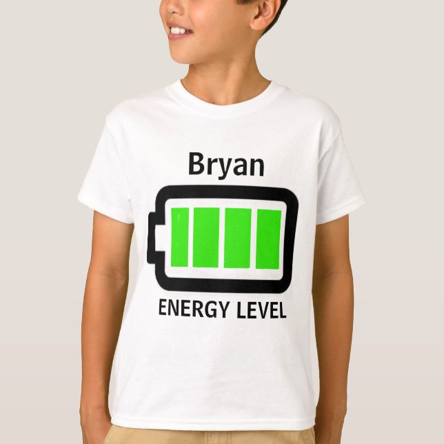 Camisa do nível de energia (Frente)