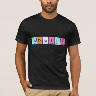 Camisa do nome da mesa periódica Ladarius