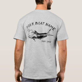 Camisa do nome do barco de Mahi