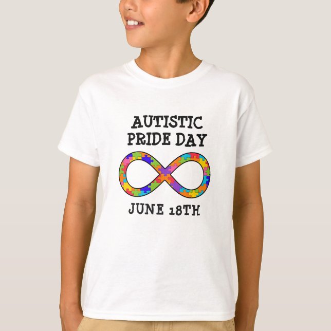 Camisa do Orgulho Autista 18 de junho (Frente)