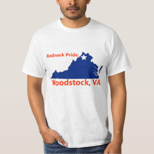 Camisa do orgulho do campónio. Woodstock, VA