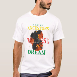 Camisa do Orgulho Negro I Am Black History