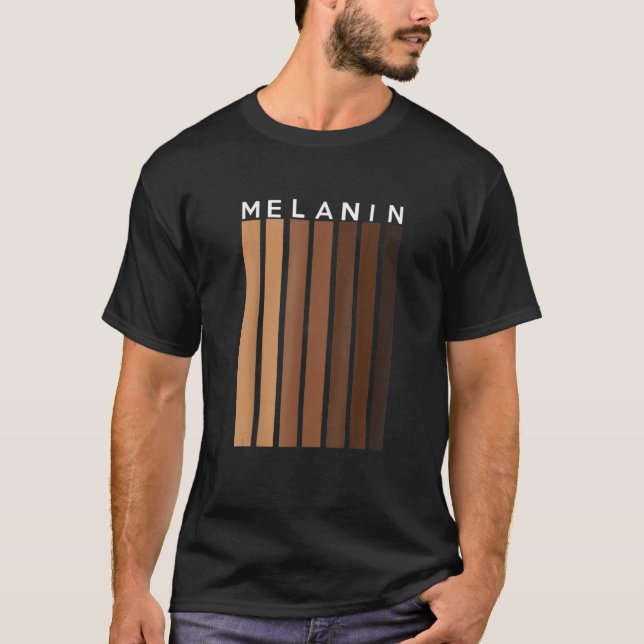 Camisa Do Orgulho Negro Melanin Para Mulheres Afro (Frente)