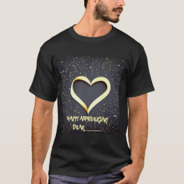 Camisa do ouro Glow Heart 1rua