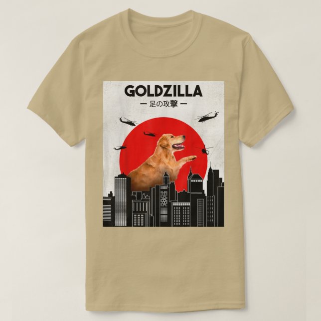 Camisa do ouro Retriever, Ouro engraçada (Frente do Design)