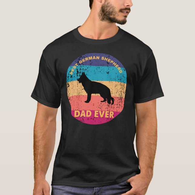 Camisa do Pai do Melhor German shepherd (Frente)