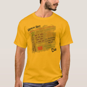 Camisa do pai dos mundos a melhor