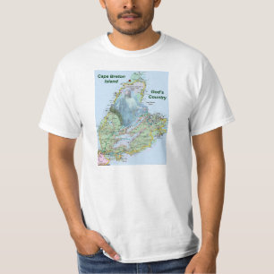 Camisa do País dos Deuses da Ilha de Cape Bretton