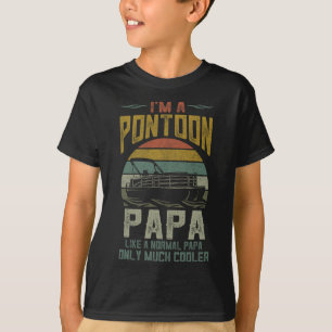 Camisa do Papai do Barco Pontoon