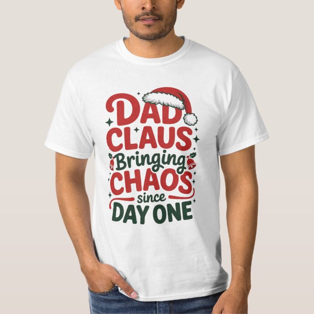 Camisa do Papai Noel Trazeendo Caos (Frente)