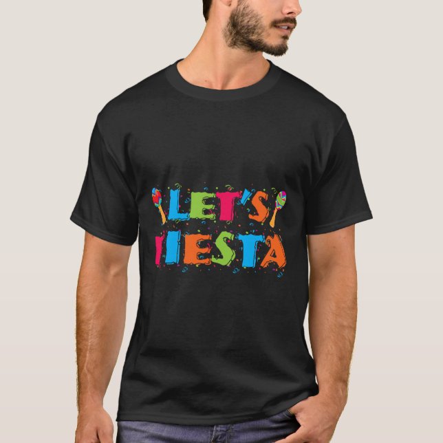 Camisa Do Partido Fiesta Cinco De Mayo vamos (Frente)
