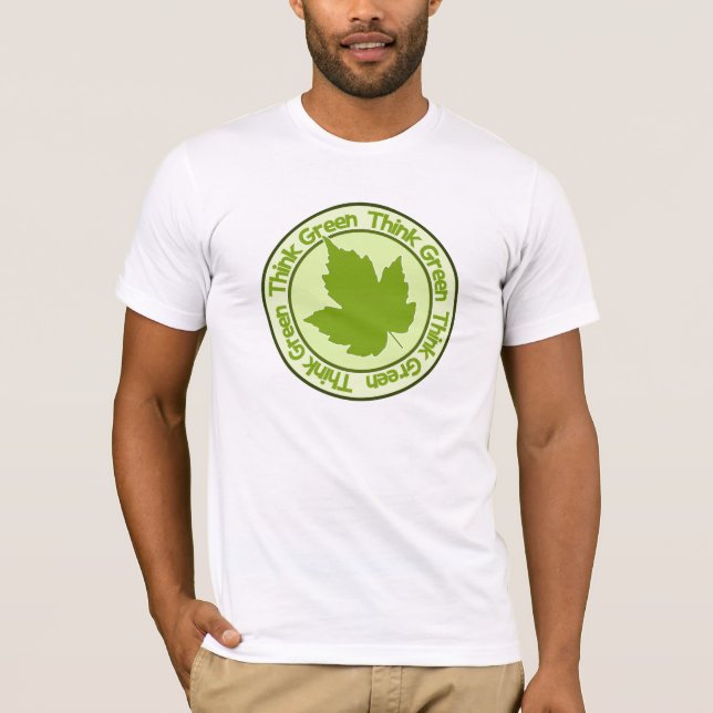 Camisa do pense verde - escolha estilo e cor (Frente)